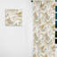 Rideau obscurcissant glamour or et perle de marbre blanc Opulence III - 1 panneaux abstraits-107611656
