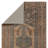 Cloudcroft Machine Washable Oriental Machine Woven Polyester Area Rug in Brown/Blue/Tan-1081116683