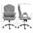 Vinsetto Home Office Chair, Velvet Computer Chair, Button Tufted Desk Chair
