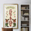 Reindeer Merry Christmas - cadre photo, impression d'art textuel-698399648-698399649