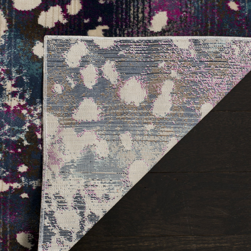 Tapis Damon Performance Abstract, Rond 6 pi 7 po