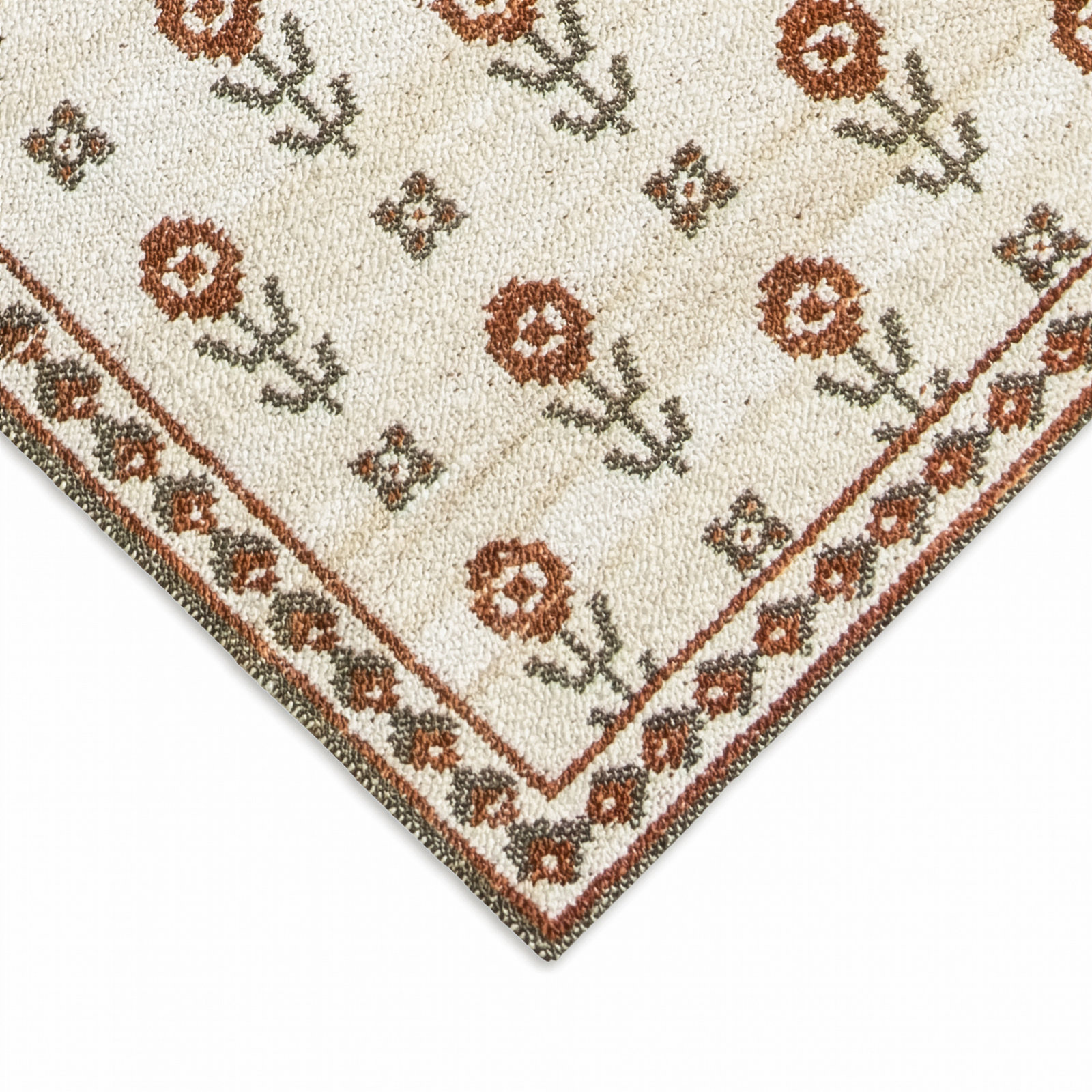 Sofia Floral Indoor/Outdoor Area Rug, Rectangle 7'9" x 9'9"