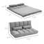 Canapé convertible, canapé-lit pliant, chaise longue d'invité avec 2 coussins, dossier réglable et appui-tête, L 51,25 po-1599416882-1599416886