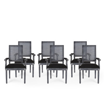 Esaias King Louis Back Upholstered Armchairs