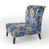 Blue Renaissance Florals Victorian Pattern V