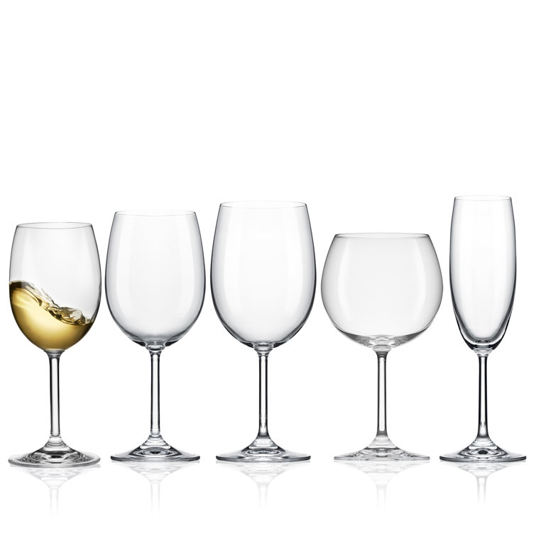 Ashland 10 oz. Crystal All Purpose Wine Glass (Set of 4) Rosdorf Park