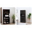 Armoire de rangement de cuisine avec comptoir pour four à micro-ondes-2074464821