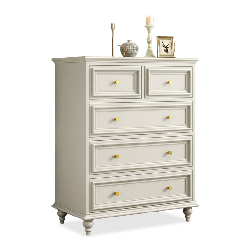 Armoire d'appoint en bois manufacturé blanc