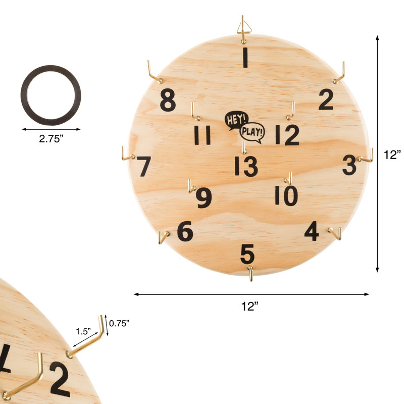 Hey! Play! Solid Wood Cornhole Set