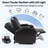 Bouzoun 3-Piece Breathable Faux Leather Dual Motor Power Reclining Sofa Living Room Set With Cupholders And Storage