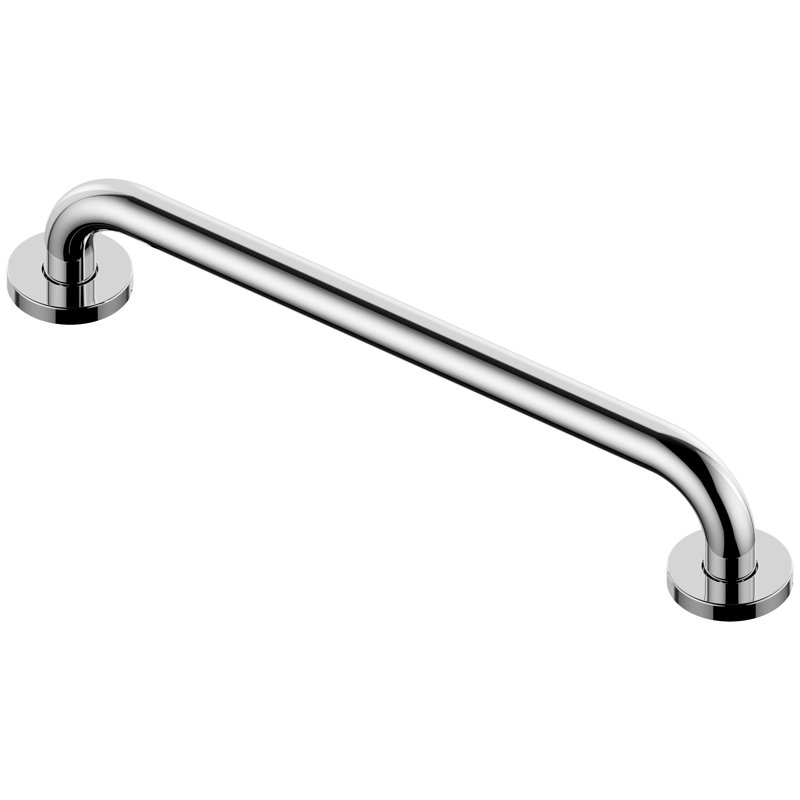 Barres d'appui, barre d'appui de douche de salle de bain en acier inoxydable 16 pouces, finition chrome poli, Polished Chrome