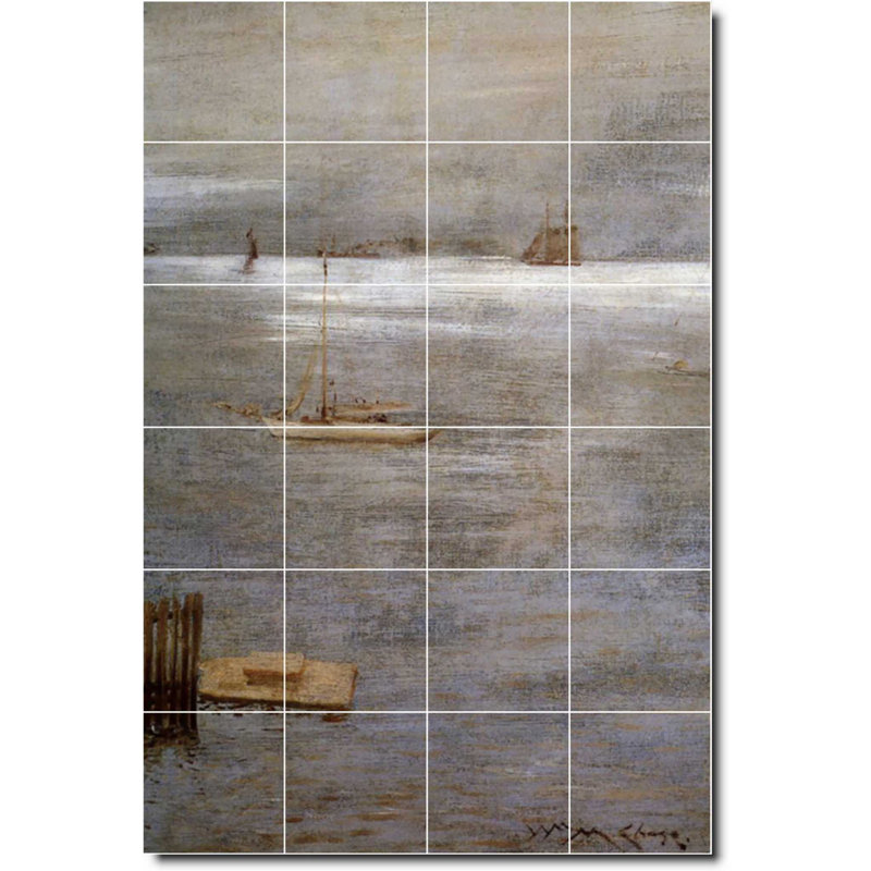 Carreau de céramique 48 po x 72 po 12 po x 12 po, Bord de l'eau 01619