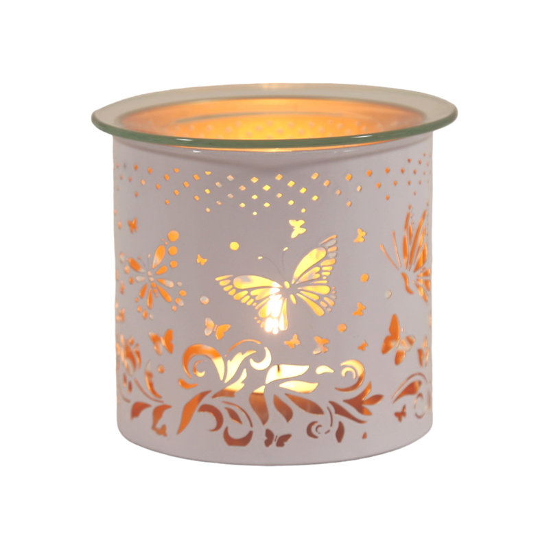 Metal Tabletop, White/Gold