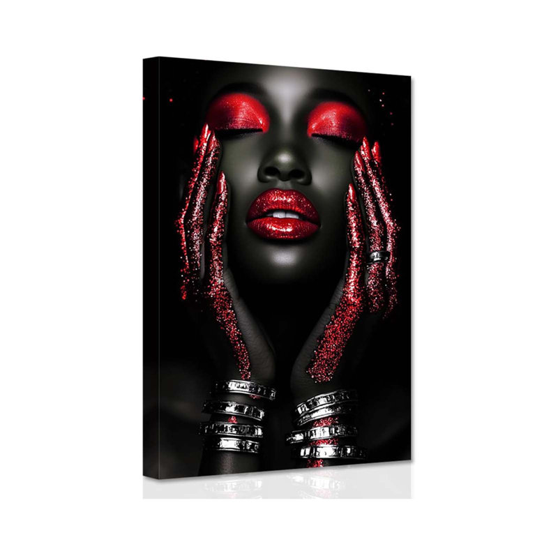 Wrapped Canvas Print, Red