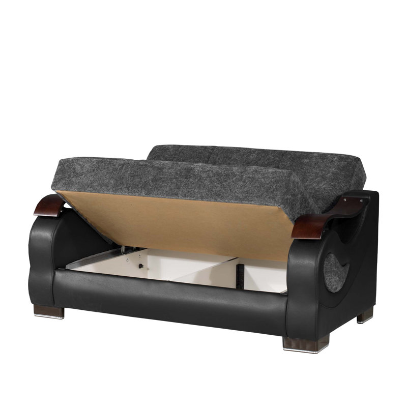 Causeuse convertible avec rangement Primenest Urbanova Collection, Gris
