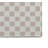 Checkered Absorbent Non-Skid Rectangular Toilet Mat