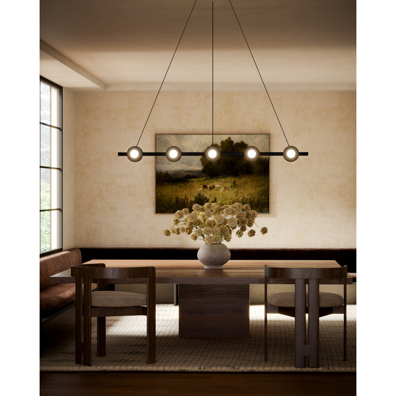 Elixir 10 - Light LED Pendant, Black/White, Black