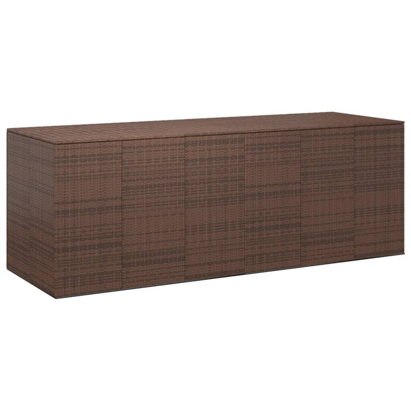 726.47 Gallon Water Resistant Deck Box, Brown