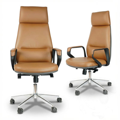 Chaise de bureau pivotante à 360° avec accoudoirs