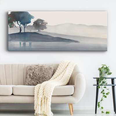 Silhouette sereine I sur toile