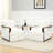 2-Pieces 28.3" Wide Faux Fur Accent Chair,Upholstered Lounge Chair With Curved Wooden Arms,Tight Back & Seat,Armchair For Living Room,Bedroom-123044746