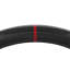 Steering Wheel for 2016-2021 Honda Civic, Carbon Fiber Steering Wheel D-Shaped Flat-Bottom, Leather Grip with Non-Slip Texture & Precise Stitching, Accessories Replacement for Honda Civic, Black