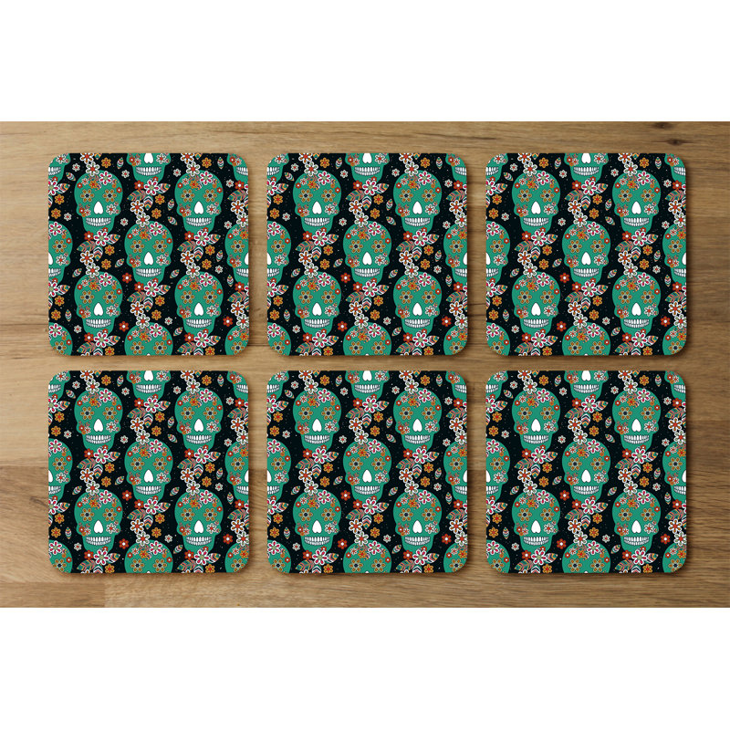 Square 6 Piece Coaster Set