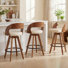 Ensemble de 3 tabourets de comptoir pivotants Chandler