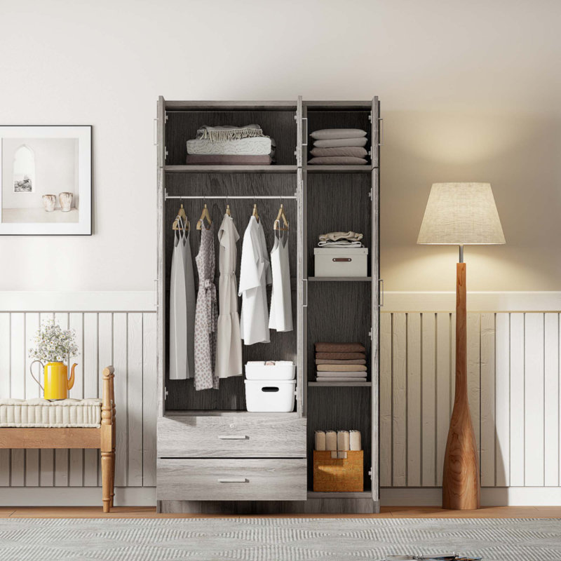 Armoire décorative, Gris