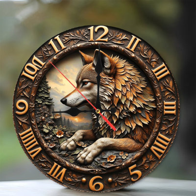 Horloge murale ours