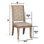 Chaise d'appoint Chatman en brun