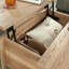 Table basse à plateau relevable avec tiroir