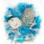 Couronne en maille poisson et mer corail 20 po