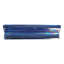 Atmosphere 2 in. x 8 in. Iridescent Recycled Glass Handmade Trim Decorative Wall & Pool Tile