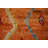 Orange Wool Moroccan Oriental Runner Rug 3x10