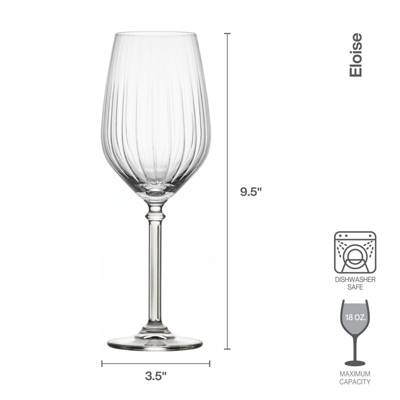 Mikasa Eloise Wine Glasses, Set of 2
