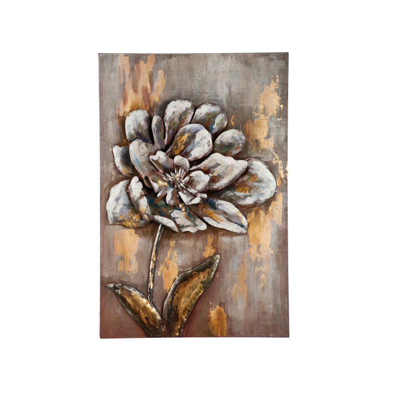 Fleur en métal