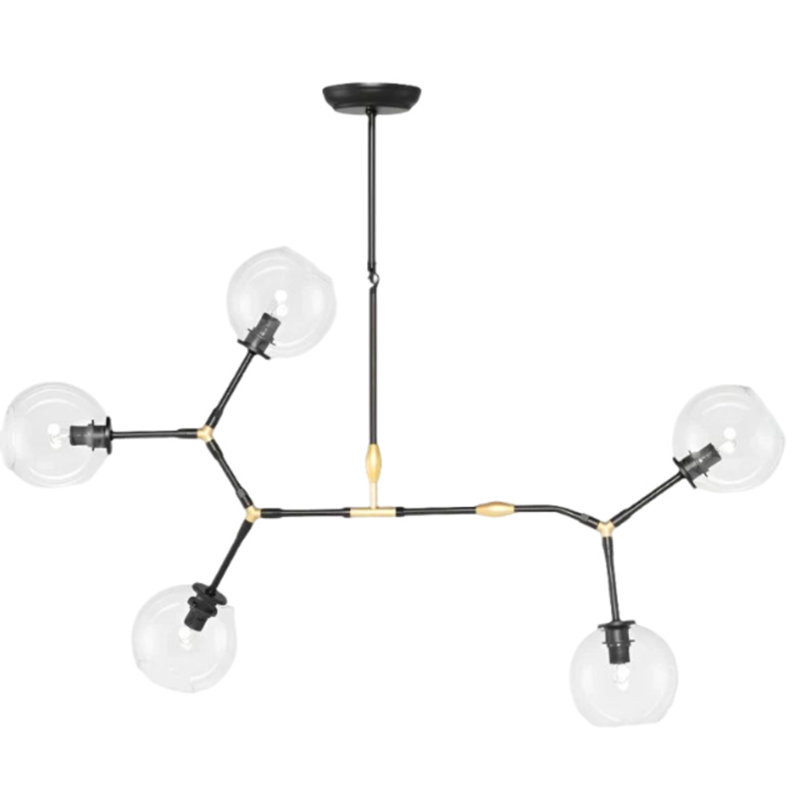 Atomos Pendant Light, Clear