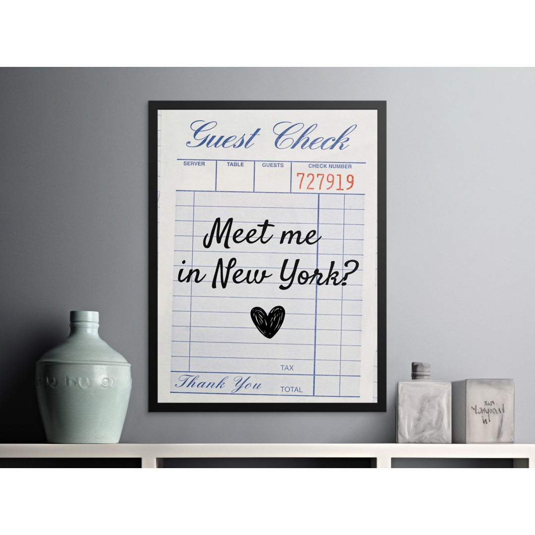 New York Christmas Matte Poster