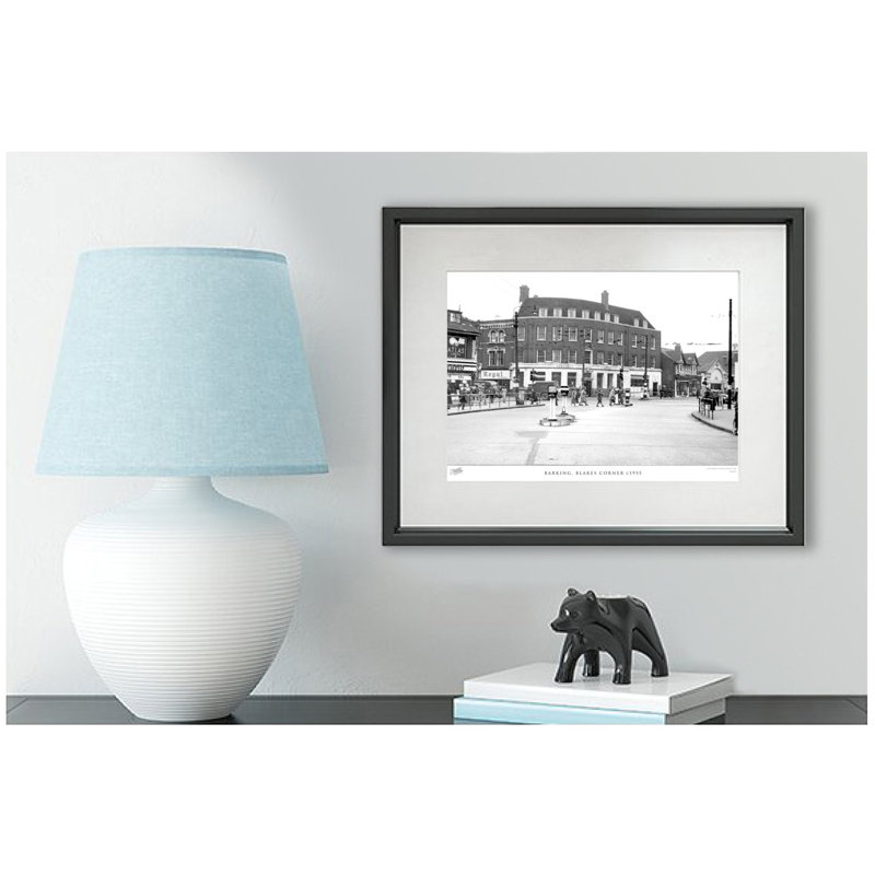 Barking, Blakes Corner C1955 by Francis Frith - Single Picture Frame Print, 40cm H x 50cm W x 2.3cm D