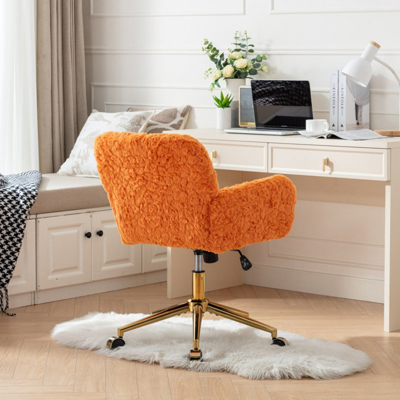 Chaise de bureau Angelyssa, Orange