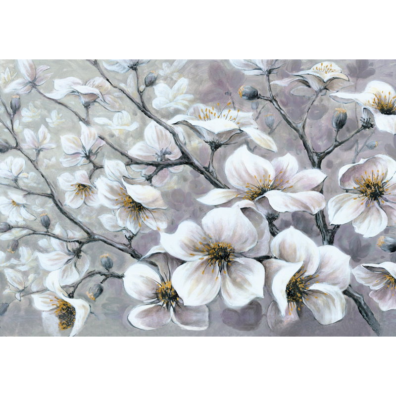 Flowers 2 - Wrapped Canvas Art Prints, 30cm H x 46cm W x 3.8cm D