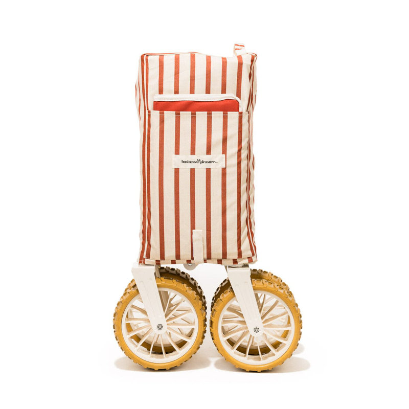 Folding Beach Cart, Red