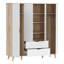 Teliyah 4 Door Manufactured Wood Wardrobe