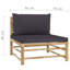 Ensemble modulaire de patio avec coussins Knudson-748166211-748166208