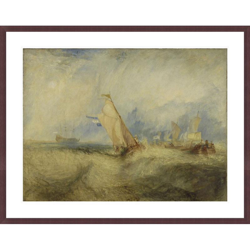 Van Tromp s'apprête à plaire à ses maîtres en mer qui se font mouiller par Joseph Mallord William Turner