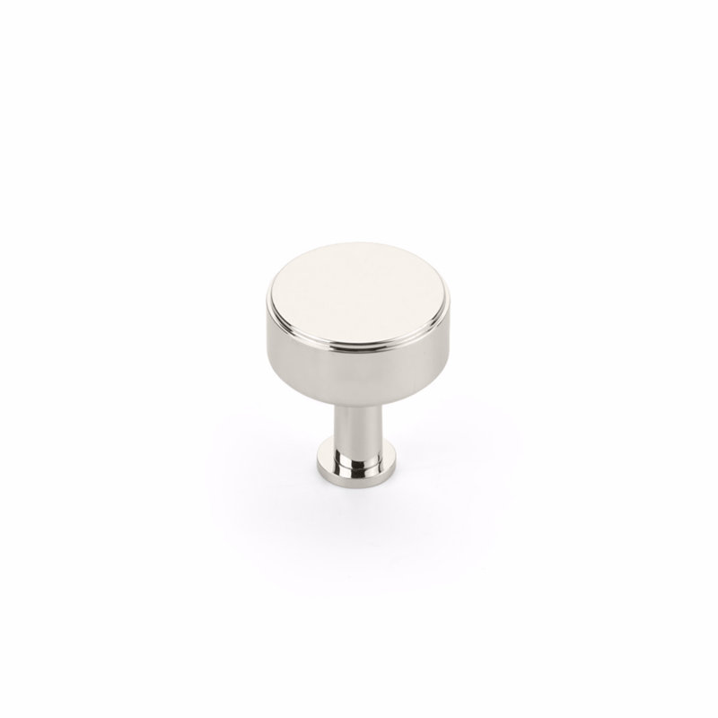 Pub House Round Knob, Polished Nickel