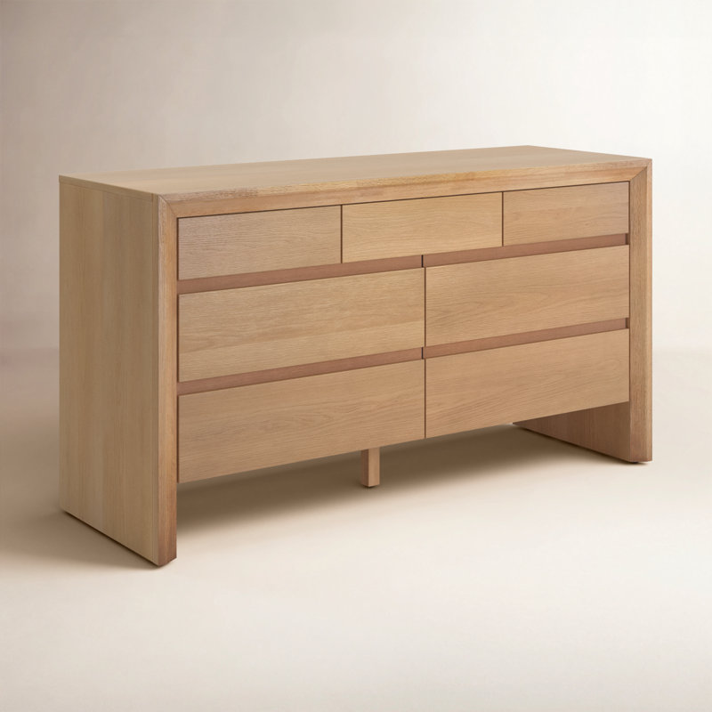 Commode 7 tiroirs Wyat, Naturel