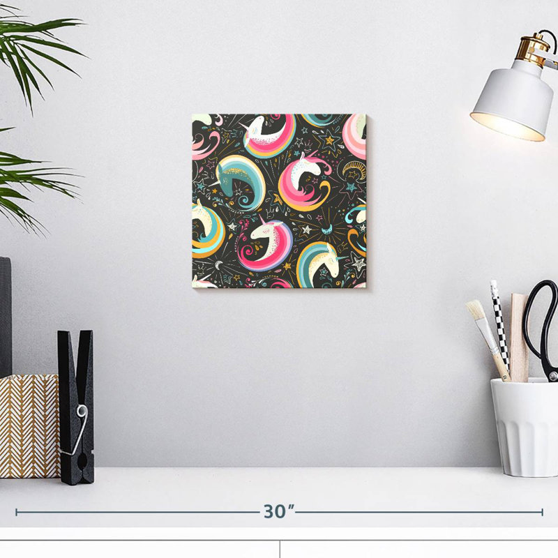Motif de licorne Ashelle, H 10 po x l 10 po