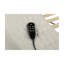 Lit multifonctionnel intelligent avec masseur en bois et similicuir beige